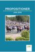 PROPOSITIONER JUNI 2016