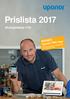 Prislista 2017 NYHET: Bruttoprislista VVS. Uponor PRO App. Finns nu i App Store, Google Play. och i Windows Store