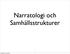 Narratologi och Samhällsstrukturer. måndag, 2011 januari 24