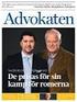 SVERIGES ADVOKATSAMFUND Cirkulär nr 9/2011 Generalsekreteraren