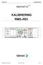 dametric KALIBRERING RMS RS1 RMS-RS1 KAL SE.docx / BL 1 (11)
