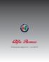 Alfa Romeo Prisöversikt giltig from 1 juni 2016
