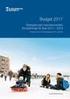 Kommunstyrelsen, Budget 2016 verksamhetsplan