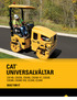 CAT UNIVERSALVÄLTAR CB14B, CB22B, CB24B, CB24B XT, CB32B, CB34B, CB34B XW, CC24B, CC34B