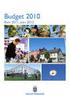 Kultur- och fritidsnämndens budgetdokument 2010