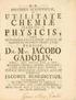 Uil i-j i i /i i n. BENEDICTiUS, ELORENTISS. Mi7s^/v^/l. ABOENS. LYCEO PR/ESIDE, D. D. SPECIMEN ACADEMICUM, SCIENT. NAT. PROFESS. REG. & ORD.