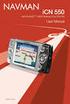 NAVMAN DEPTH Installation and Operation Manual.