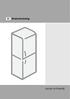 Bruksanvisning. Upprätt kyl-/frysskåp
