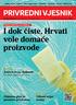 privredni vjesnik Tržište sredstava za čišćenje I dok čiste, Hrvati vole domaće proizvode intervju Andrea Gross Bošković Hrvatska agencija za hranu