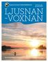 OM MILJÖTILLSTÅNDET I LJUSNAN-VOXNANS AVRINNINGSOMRÅDE, SAMT DELAR AV KUSTEN