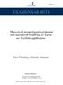 EXAMENSARBETE. Menystyrd projektionsöverräkning och menystyrd besiffring av karta: en Arc/Info applikation. Peter Thornberg, Sebastian Zartmann