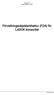 Förvaltningsobjektarkitektur (FOA) för LADOK konsortiet