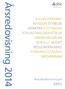 Årsredovisning 2014 ÅBRIS. Bostadsrättsföreningen