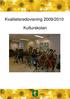 Kvalitetsredovisning 2009/2010. Kulturskolan