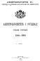 Arbetsstatistik. H / utgifven af K. Kommerskollegii afdelning för arbetsstatistik. Stockholm, Täckningsår: 1908/ =1-2.