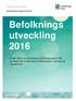 Befolknings utveckling 2016