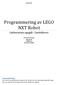 Programmering av LEGO NXT Robot