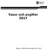 Taxor och avgifter 2017