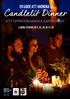 ER GUIDE ATT ANORDNA EN. Candlelit Dinner ATT UPPMÄRKSAMMA EARTH HOUR LÖRDAG 25 MARS 2017, KL