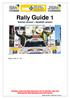 Rally Guide 1 Svensk version Swedish version