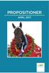 PROPOSITIONER APRIL 2017