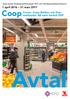 Avtal mellan Arbetsgivarföreningen KFO och Handelsanställdas förbund. 1 april mars 2017 Coop. Forum, Coop Butiker och Stormarknader.