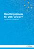 Handlingsplaner för 2017 års SVF. Uppsala Örebro sjukvårdsregion