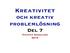 Kreativitet och kreativ problemlösning Del 7 Crister Skoglund 2015