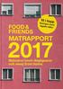 10 i topp MATRAPPORT. Matvanor inom dagligvaror och away from home.