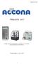 PRISLISTA Innehåller bruttopriser för Accona's kyl- och frysskåp, kyl- och frysbänkar, exponeringsmontrar samt värmemontrar