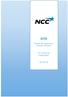 SFCR. NCC Försäkring RAPPORT OM SOLVENS OCH FINANSIELL STÄLLNING 1 (37) SFCR _ NCC Försäkring docx