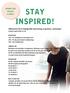 STAY INSPIRED! Välkommen till en heldag fylld med träning, inspiration, workshops!