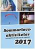 Sommarlovs- aktiviteter