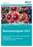 Samhällsbyggnadskontoret Blomsterprogram 2017