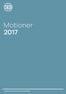 Motioner 2017 STOCKHOLMS KOOPERATIVA BOSTADSFÖRENING MOTIONER TILL 2017 ÅRS ORDINARIE FÖRENINGSSTÄMMA