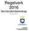 Regelverk 2016 Norrlandsmästerskap