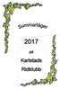 2017 på Karlstads Ridklubb 1