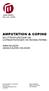 Hälsa och samhälle AMPUTATION & COPING EN LITTERATURSTUDIE OM COPINGSTRATEGIER VID REHABILITERING ANNA NILSSON JESSICA BJÖRK OHLSSON