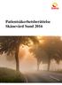 Patientsäkerhetsberättelse Skånevård Sund 2016