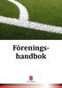 1 Förenings- handbok