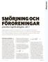 Smörjning och föroreningar