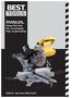 MANUAL Sliding Mitre Saw Kap- och geringsåg Kapp- og gjæringssag