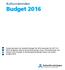 Kulturnämnden Budget 2016