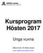 Kursprogram Hösten 2017