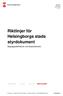 Riktlinjer för Helsingborgs stads styrdokument