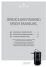 BRUKSANVISNING USER MANUAL