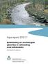 Aqua reports 2015:17. Bedömning av morfologisk påverkan i vattendrag med elfiskedata. David Spjut & Erik Degerman