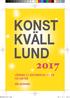 KONST KVÄLL LUND LÖRDAG 21 OKTOBER KL FRI ENTRÉ VÄLKOMNA!