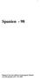 Spanien - 98 Rapport från Järvafältets Ornitologiska Klubbs resa till Spanien 25/4-9/5 1998