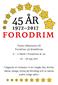 Varmt välkommen till Forodrims 45-årsjubileum